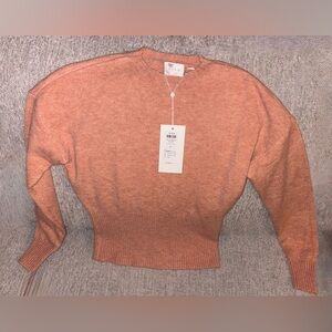 VILA Women's Warm peach / pink sweater